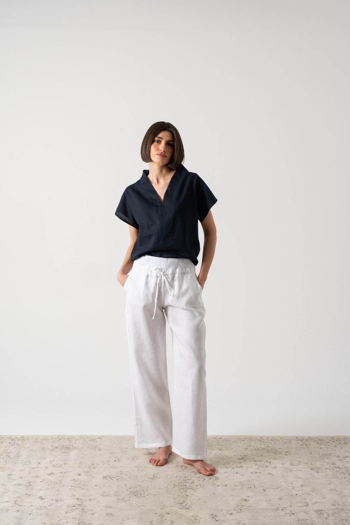 Collo Alto Top Navy Vol. II Luxmii