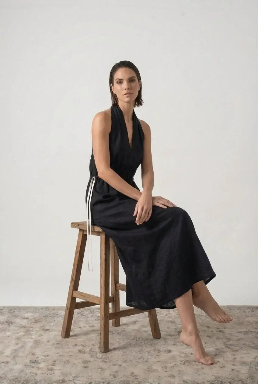Giuseppe Maxi Dress Black Luxmii