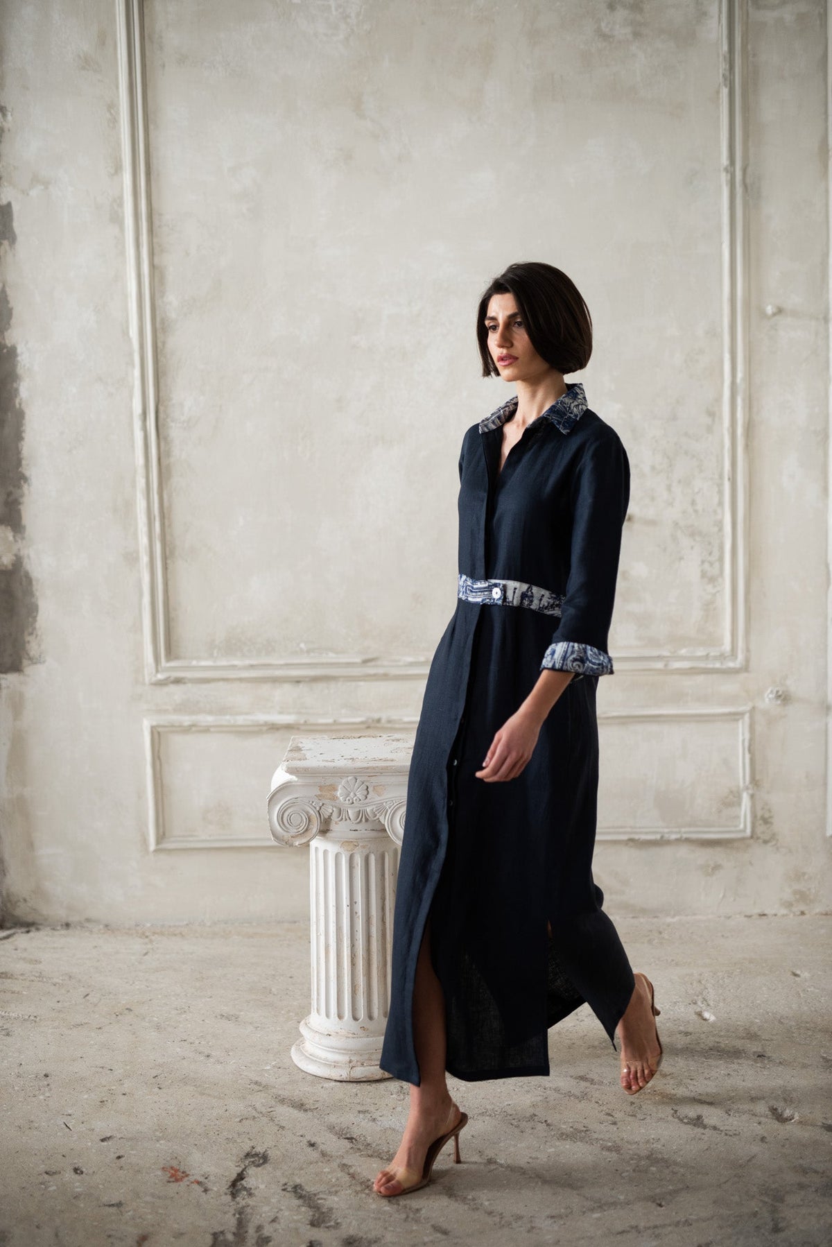 Mavi Maxi Dress Navy Luxmii