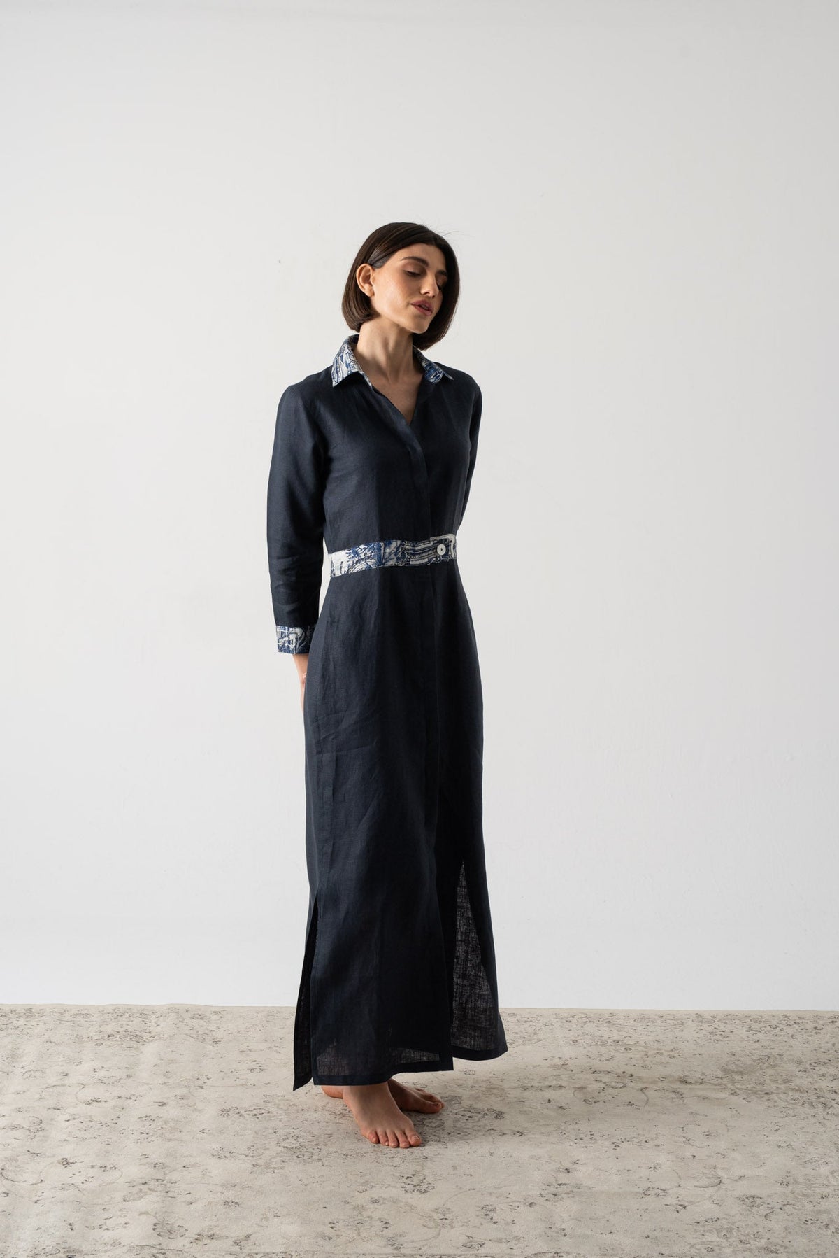 Mavi Maxi Dress Navy Luxmii