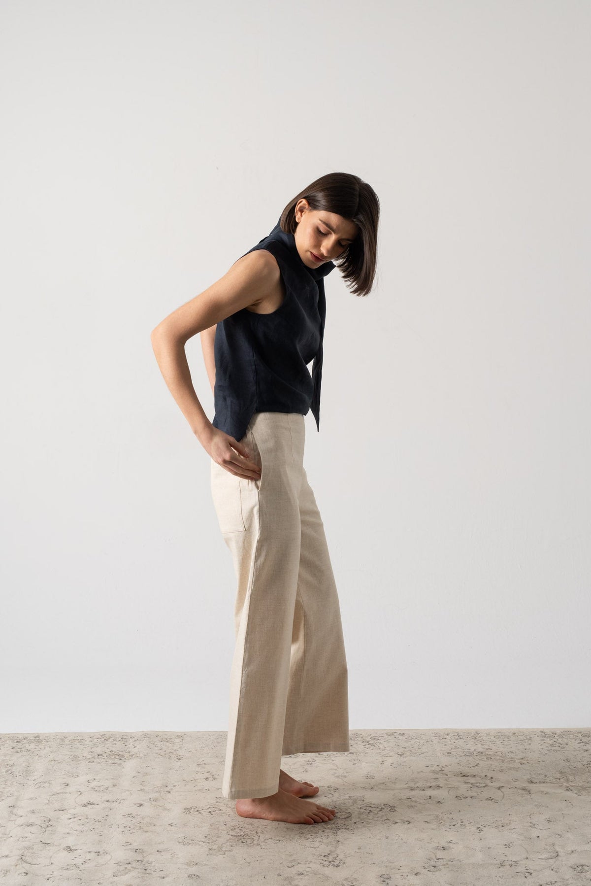 Solare Culotte Pant Natural Luxmii