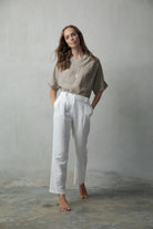 Architecture’s Linen Top Oatmeal Luxmii