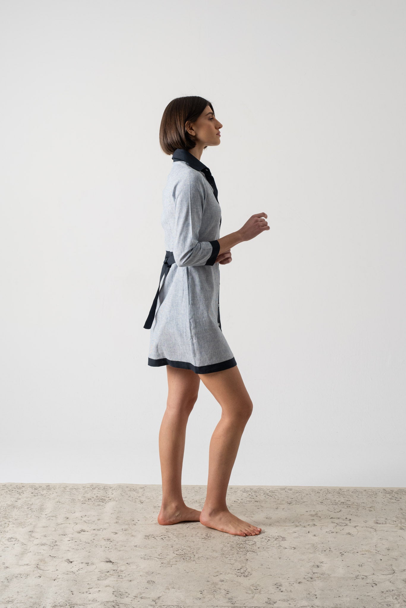 Aris Dress French Stripe Luxmii