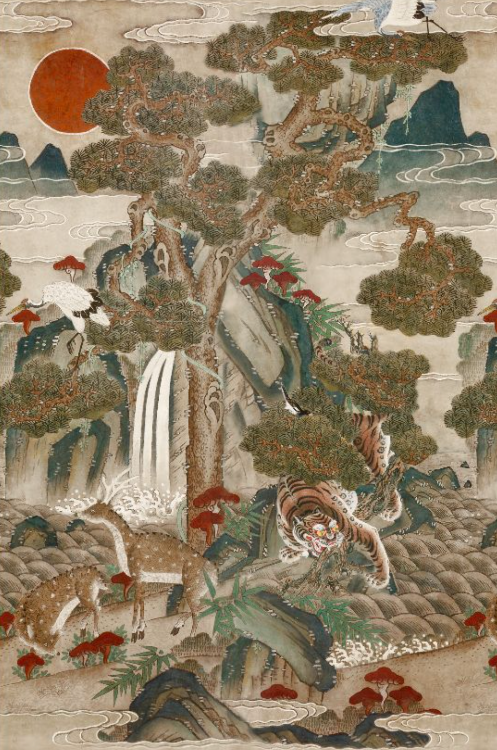 Axel Tie Top Minhwa Print Luxmii