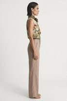 Axel Tie Top in Minhwa Print Luxmii