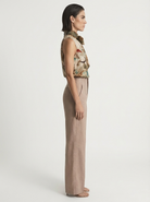 Axel Tie Top in Minwha Print Luxmii