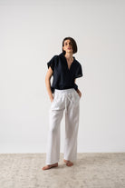 Collo Alto Top Navy Luxmii