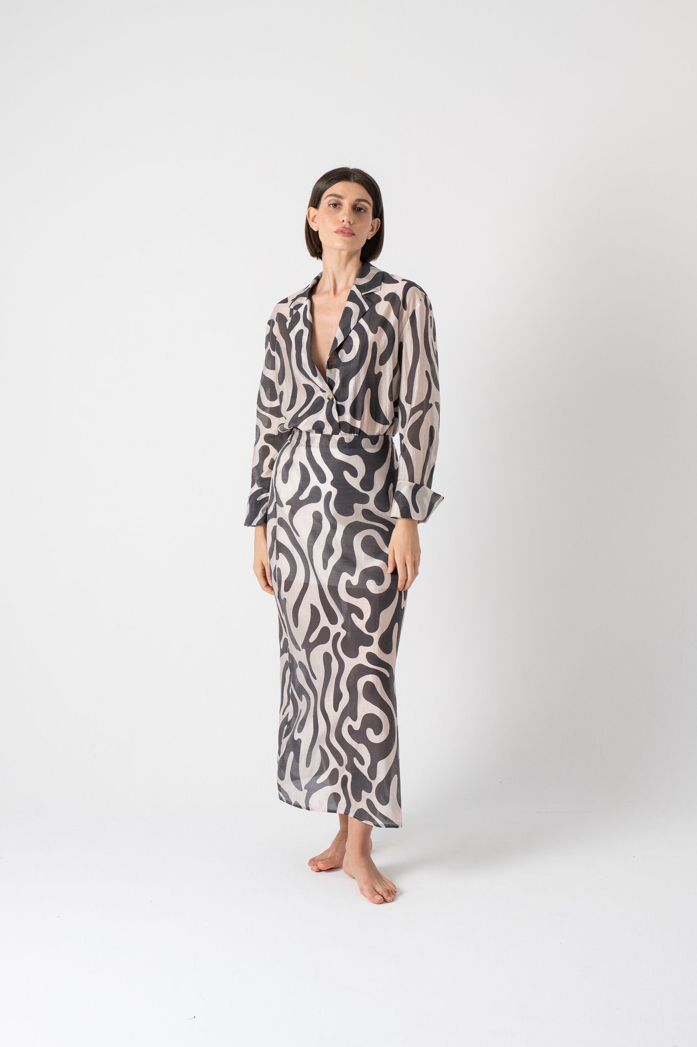 Delta Shirt Savannah Print Luxmii