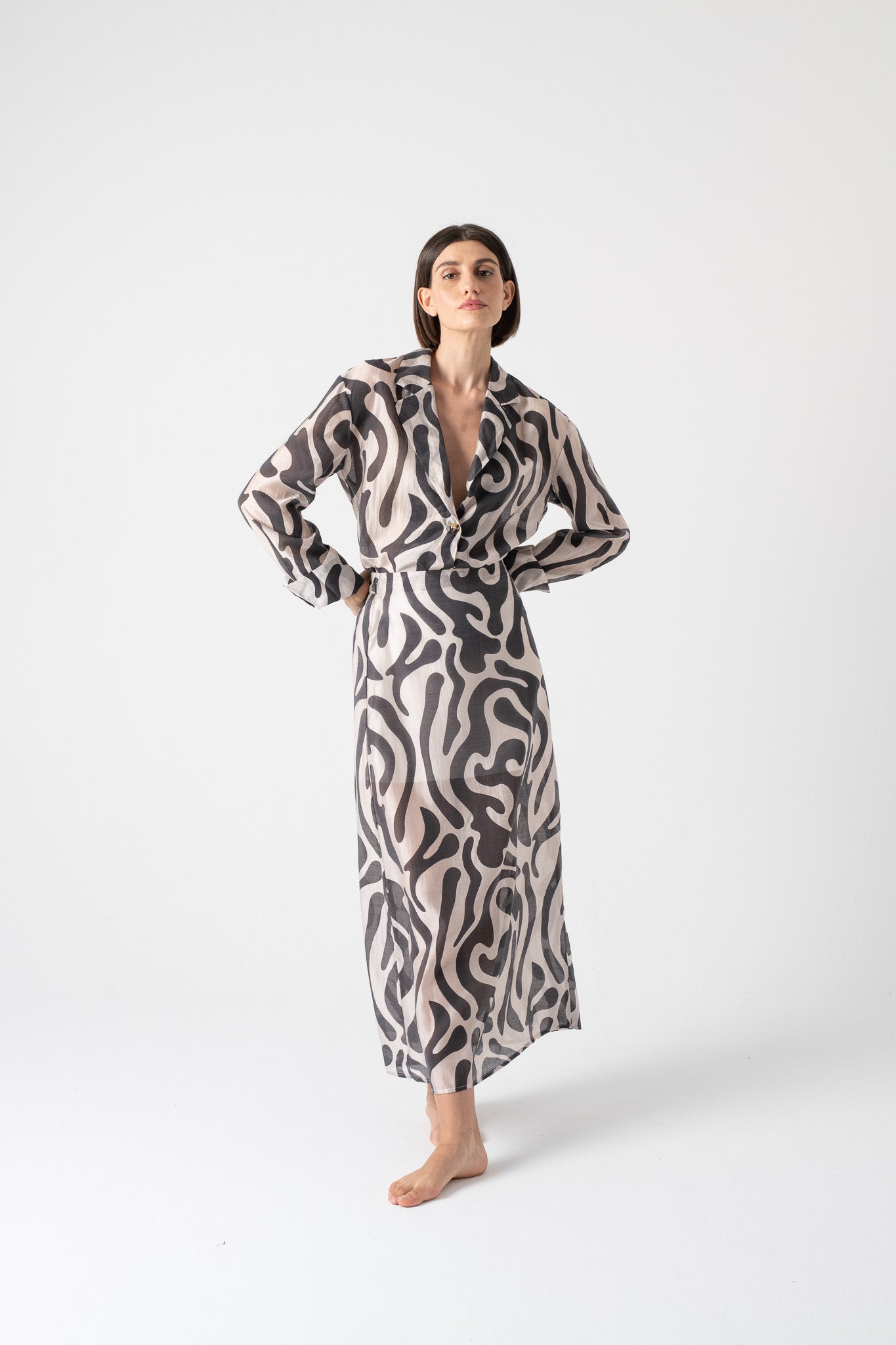 Delta Skirt Savannah Print Luxmii