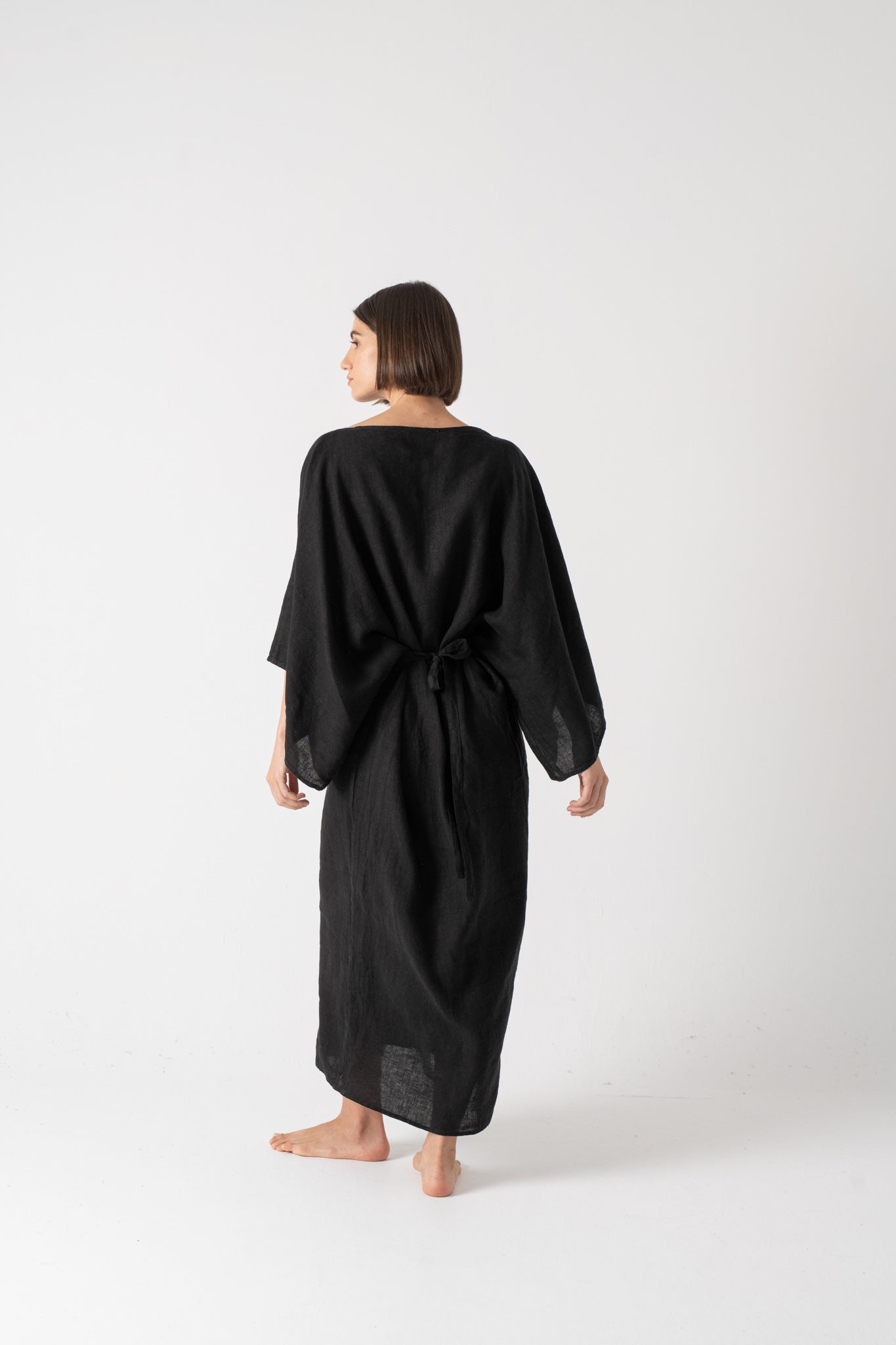 Kimonos Dress Black - LUXMII Kimonos Dress Black - LUXMII