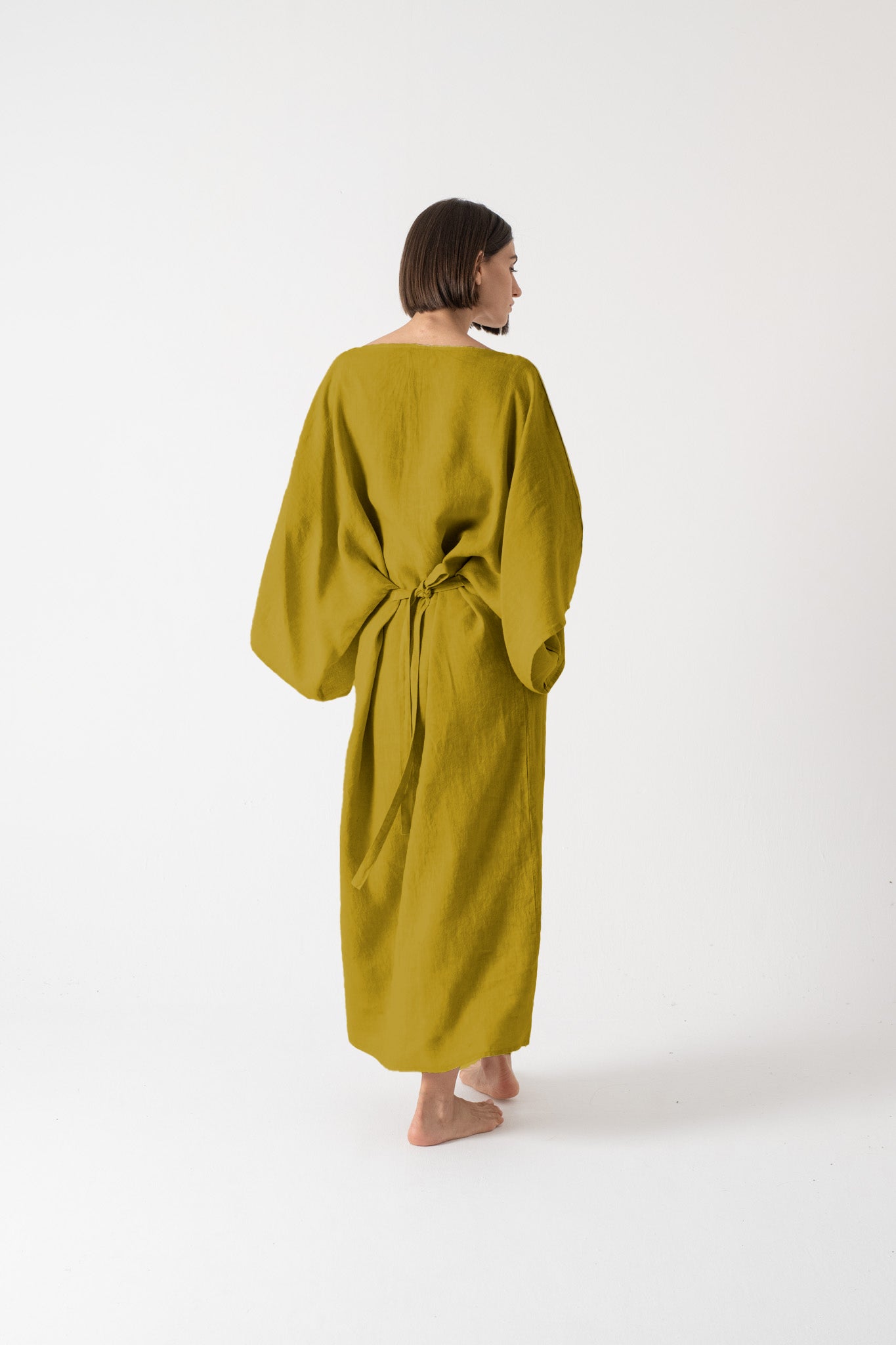 Kimonos Dress Antique Moss Luxmii