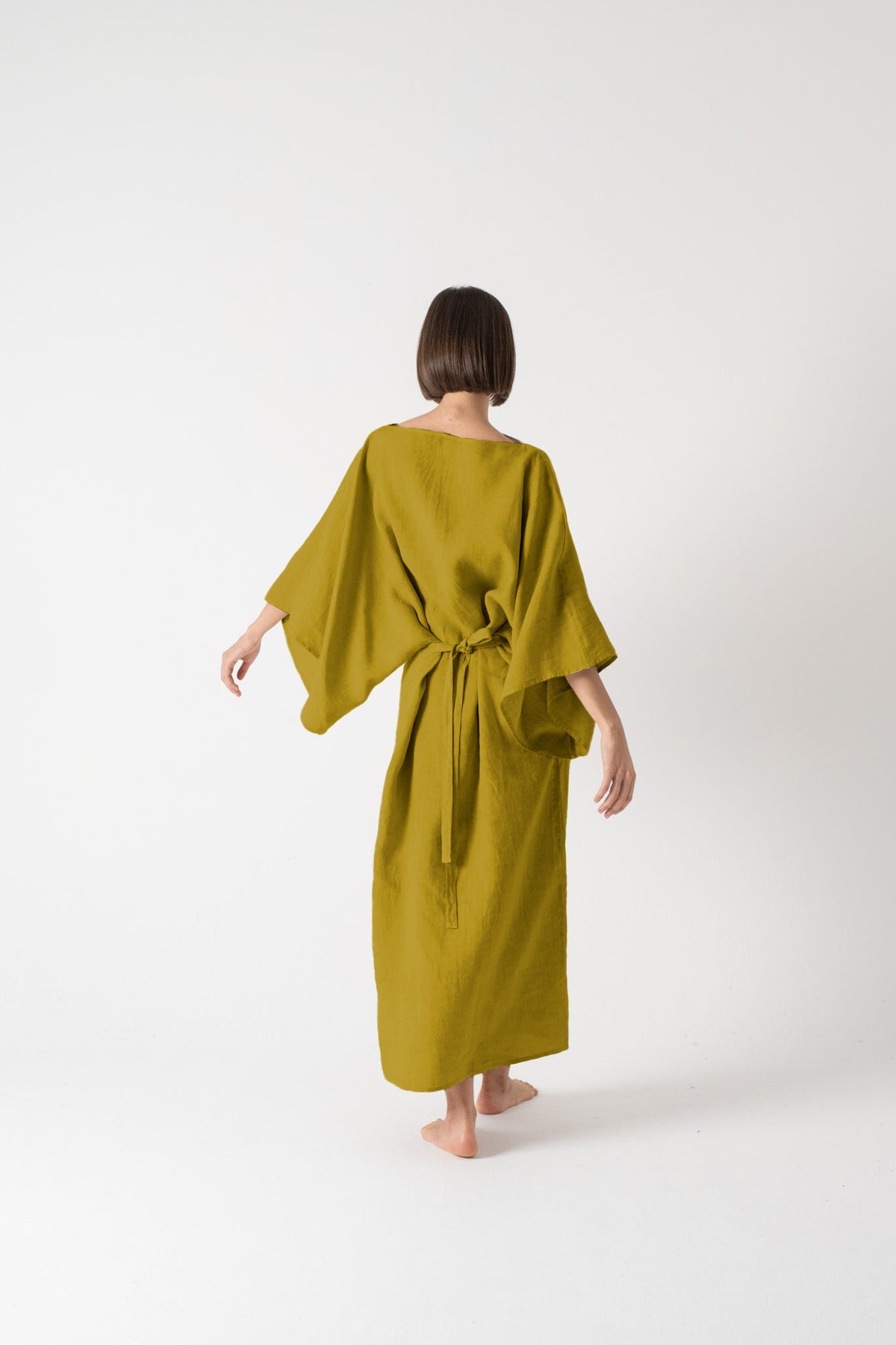 Kimonos Dress Antique Moss Luxmii