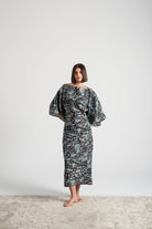 Kimonos Dress Najeon Print Luxmii