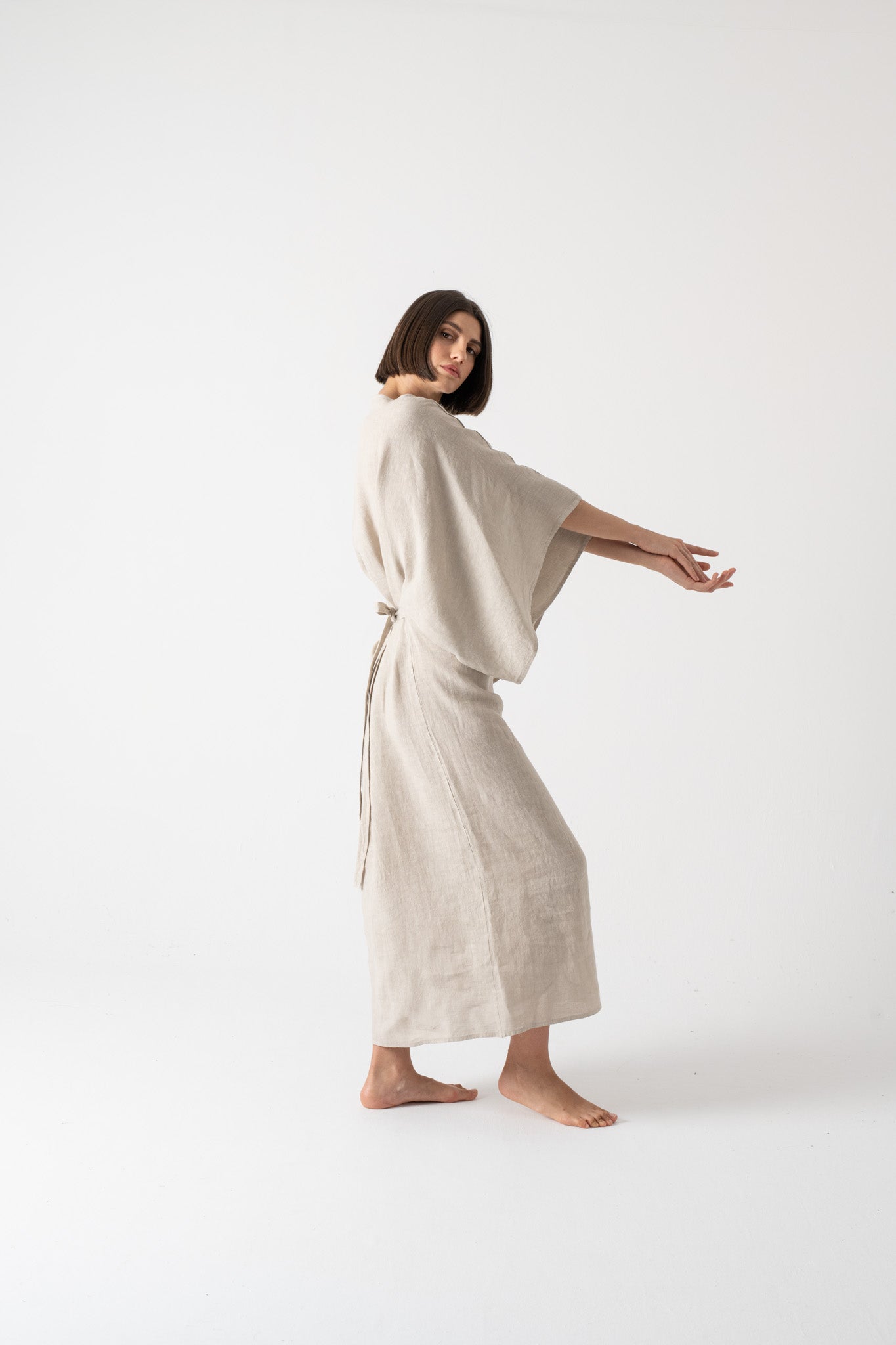 Kimonos Dress Oatmeal