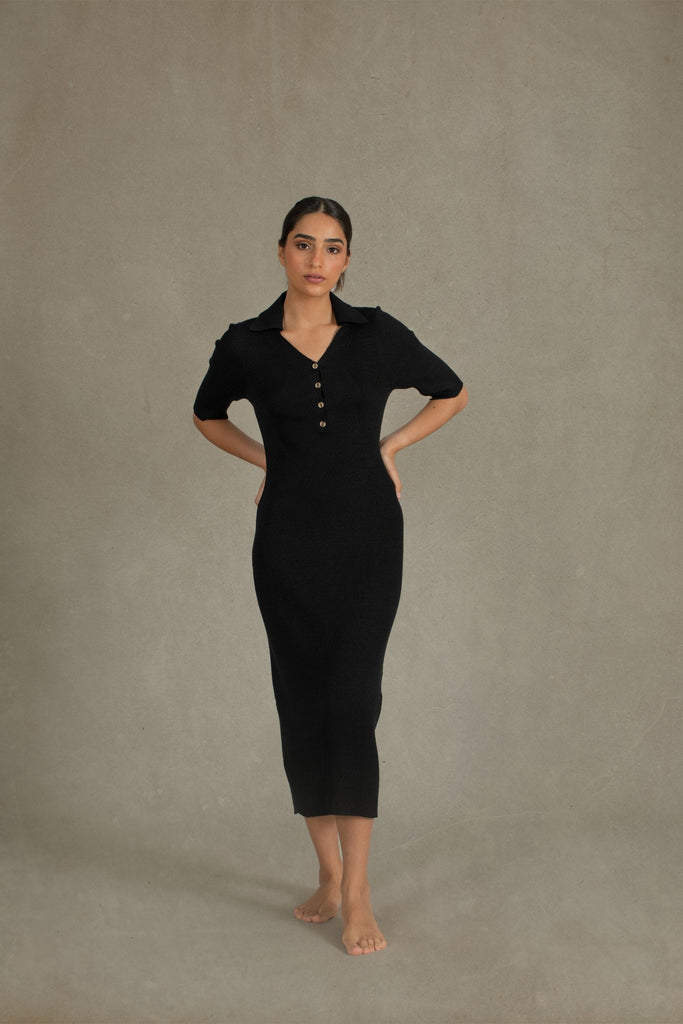 Black hotsell polo dress