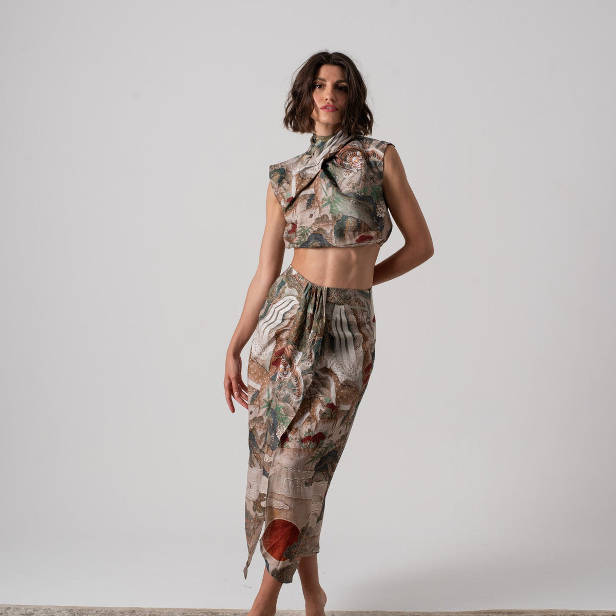 Maeum Wrap Skirt - LUXMII