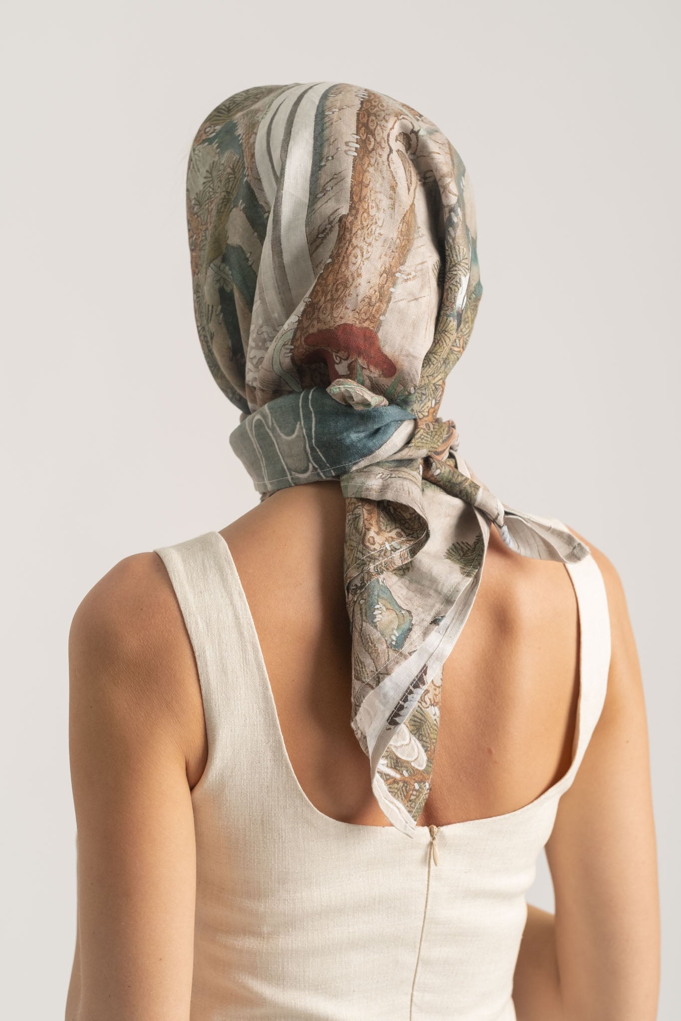 Minhwa Linen Scarf - LUXMII