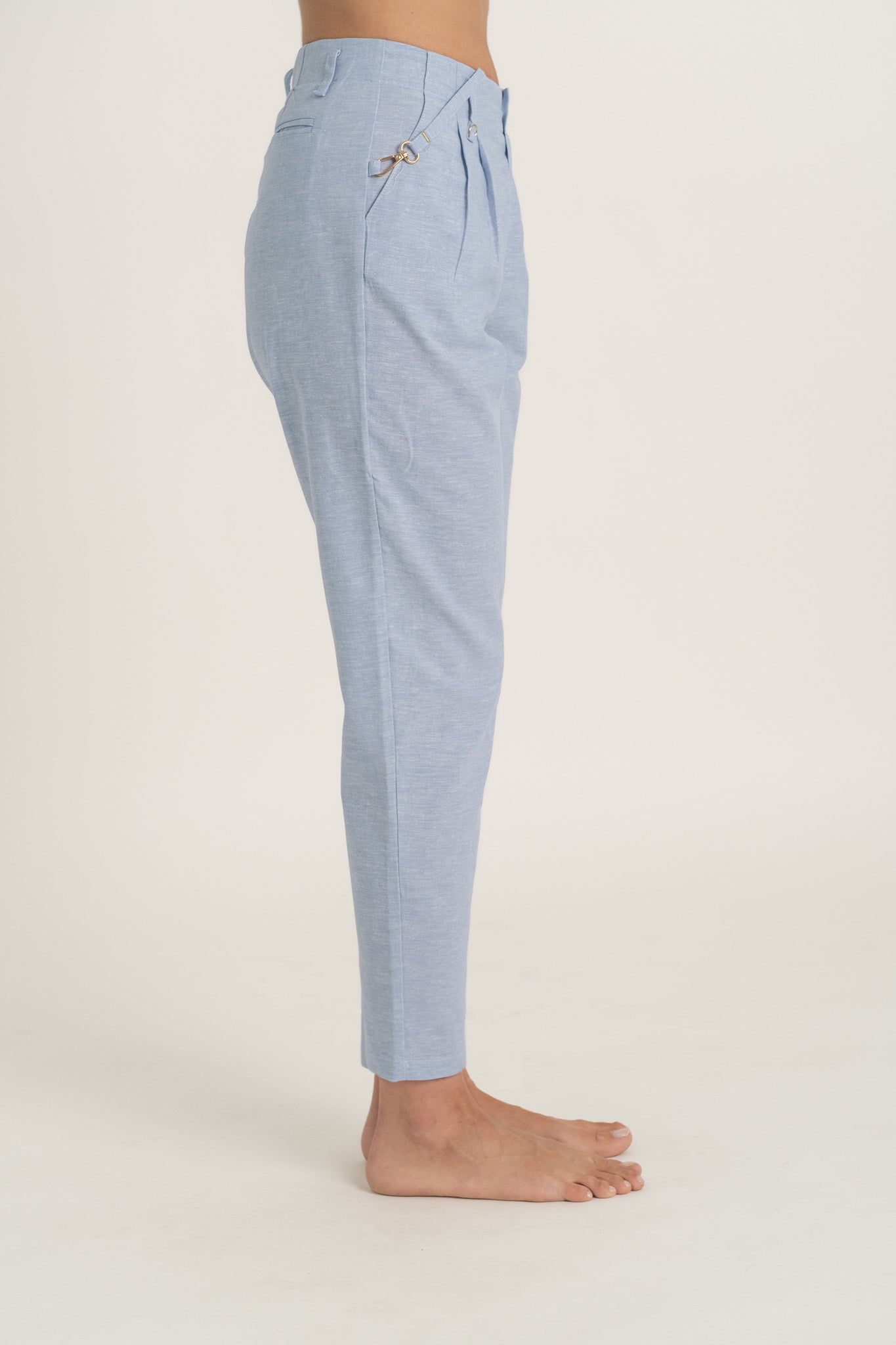 Eldon Linen Pants - Morrocan Blue Tonic | Boden US | Linen trousers, Grey  linen pants outfit, Linen pants