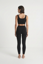 Ribbed Knie Mouvement Crop Top Luxmii