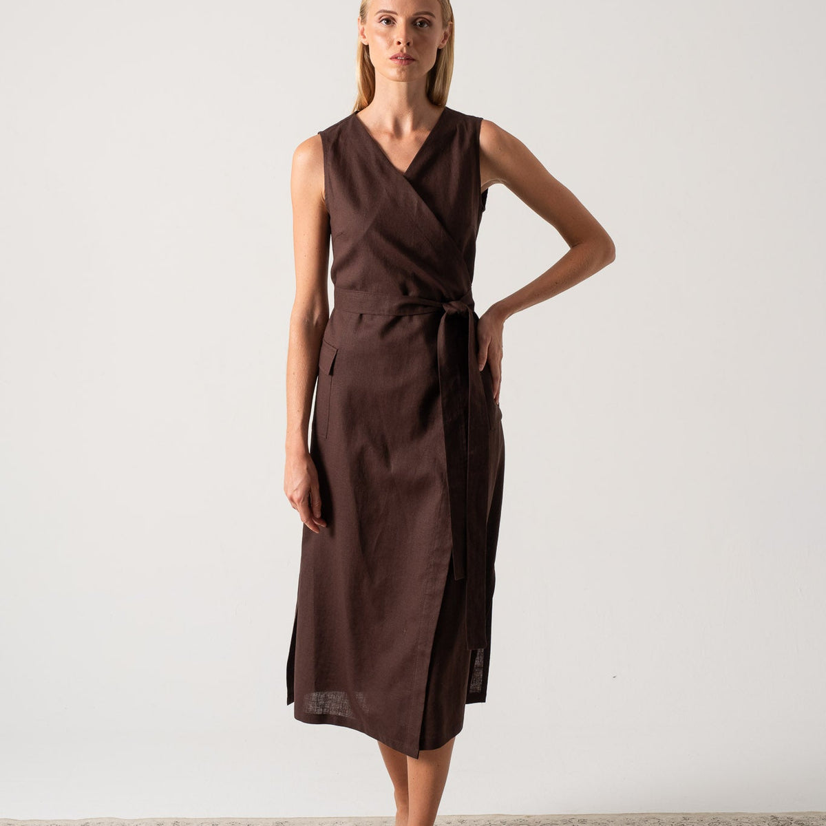 Safari Wrap Dress Black