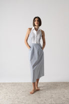 Tuxedo Dress French Stripe Luxmii