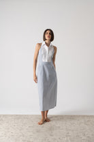 Tuxedo Dress French Stripe Luxmii