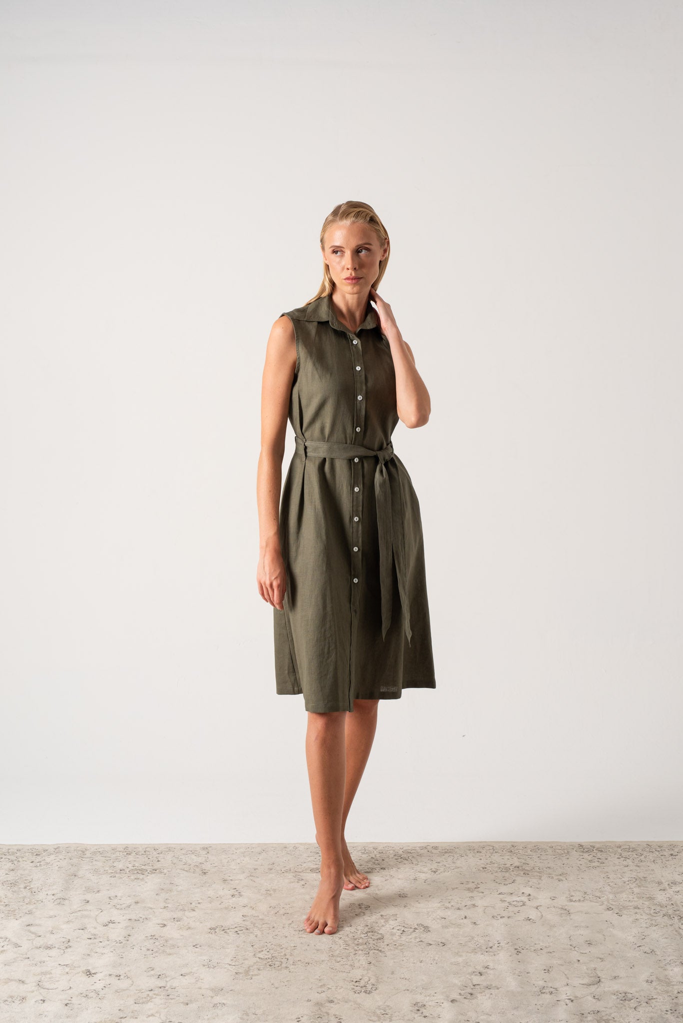 Zaya Dress Khaki